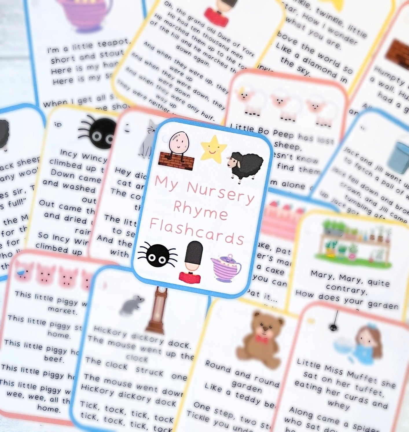 Nursery Rhyme Flashcards