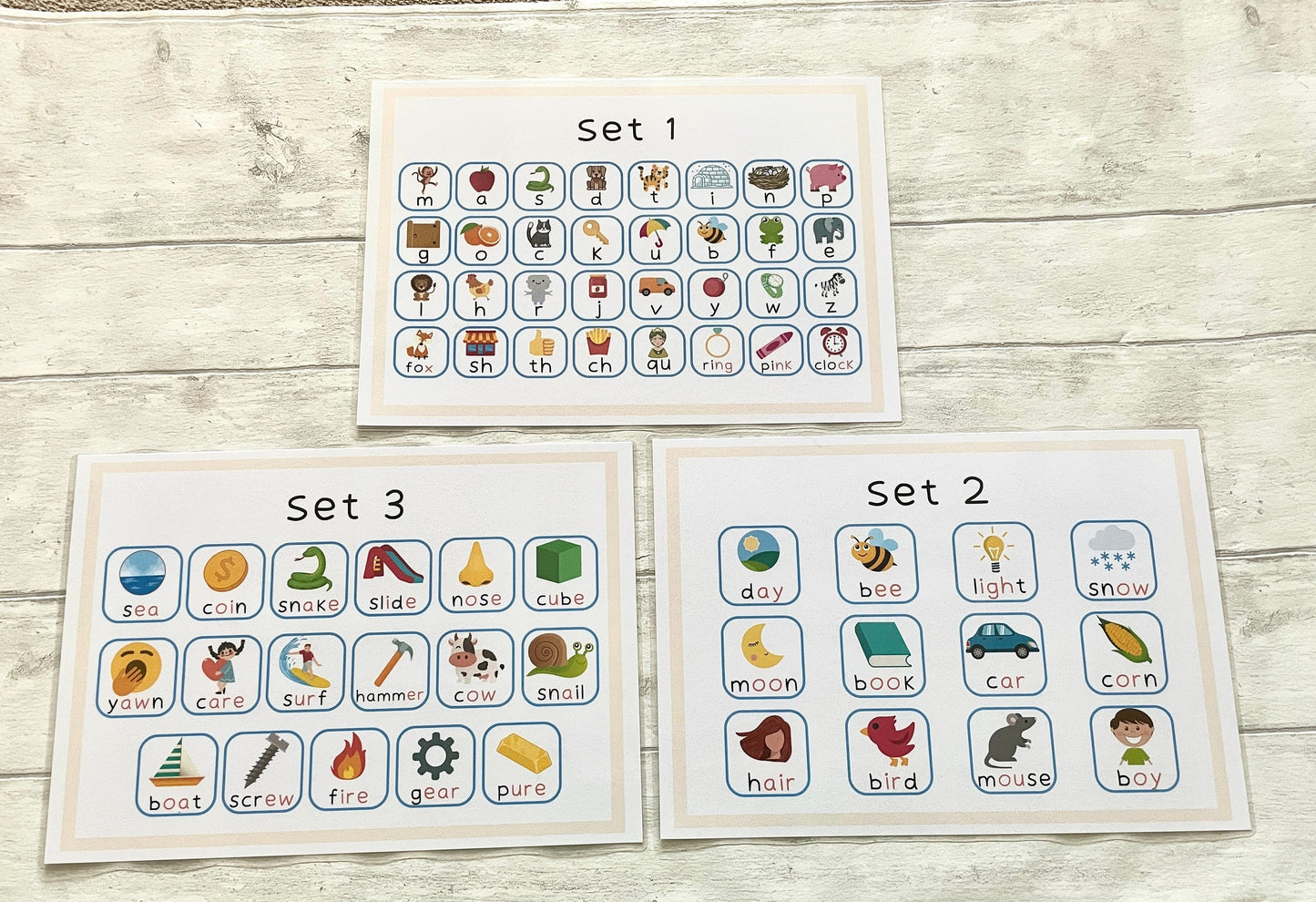 Phonics Learning Mats