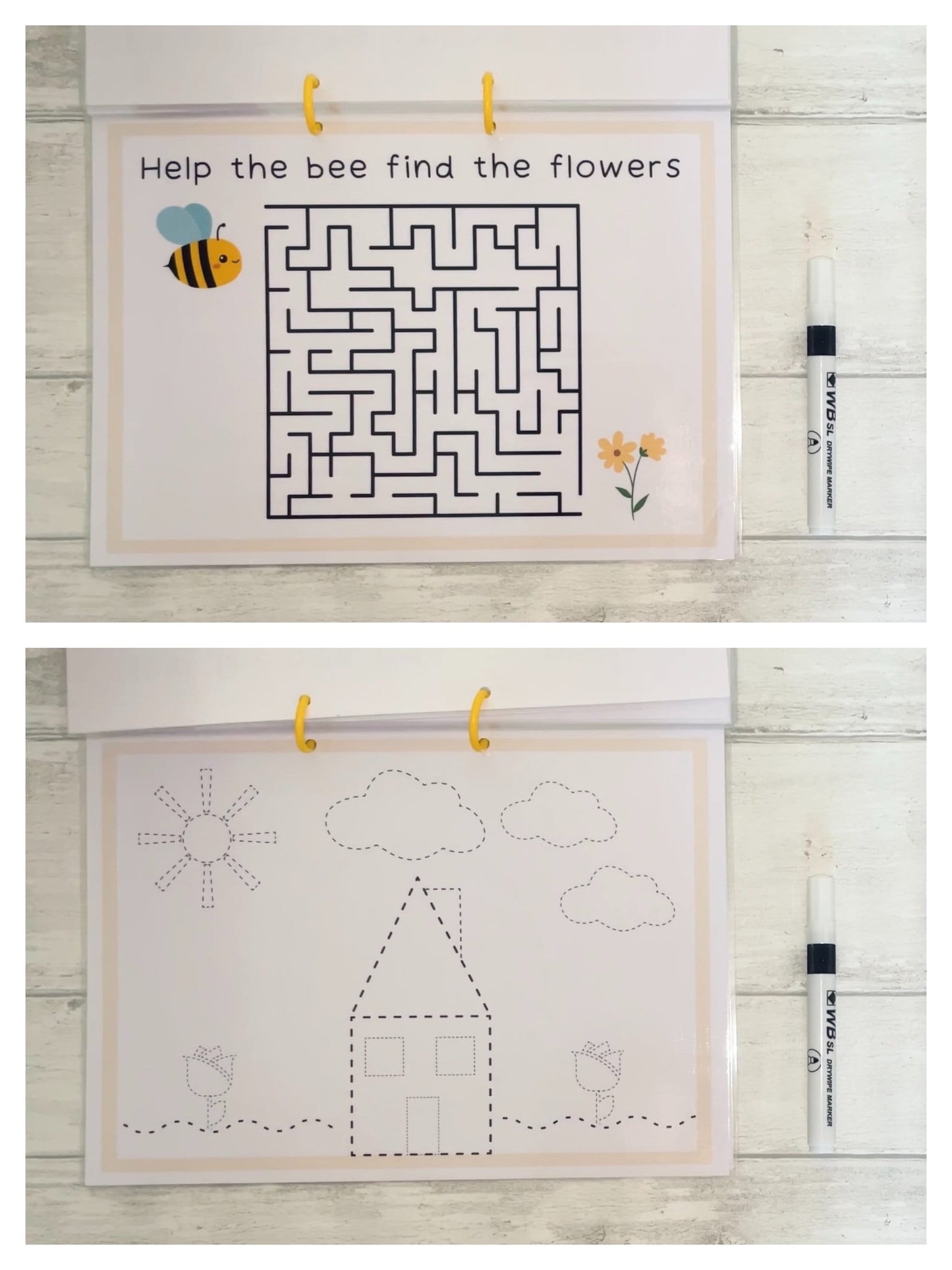 Writing Pen Control Children's Busy Book