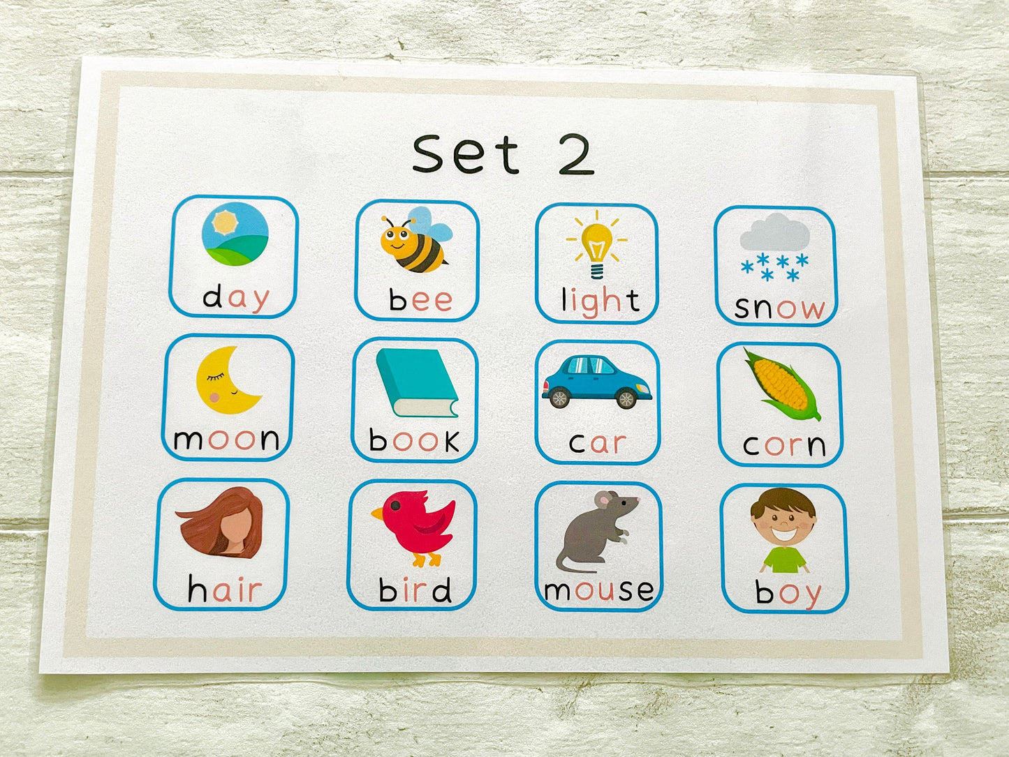 Phonics Learning Mats
