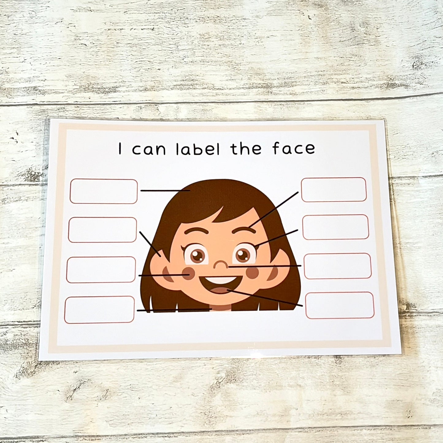 Face Features Learning Mat