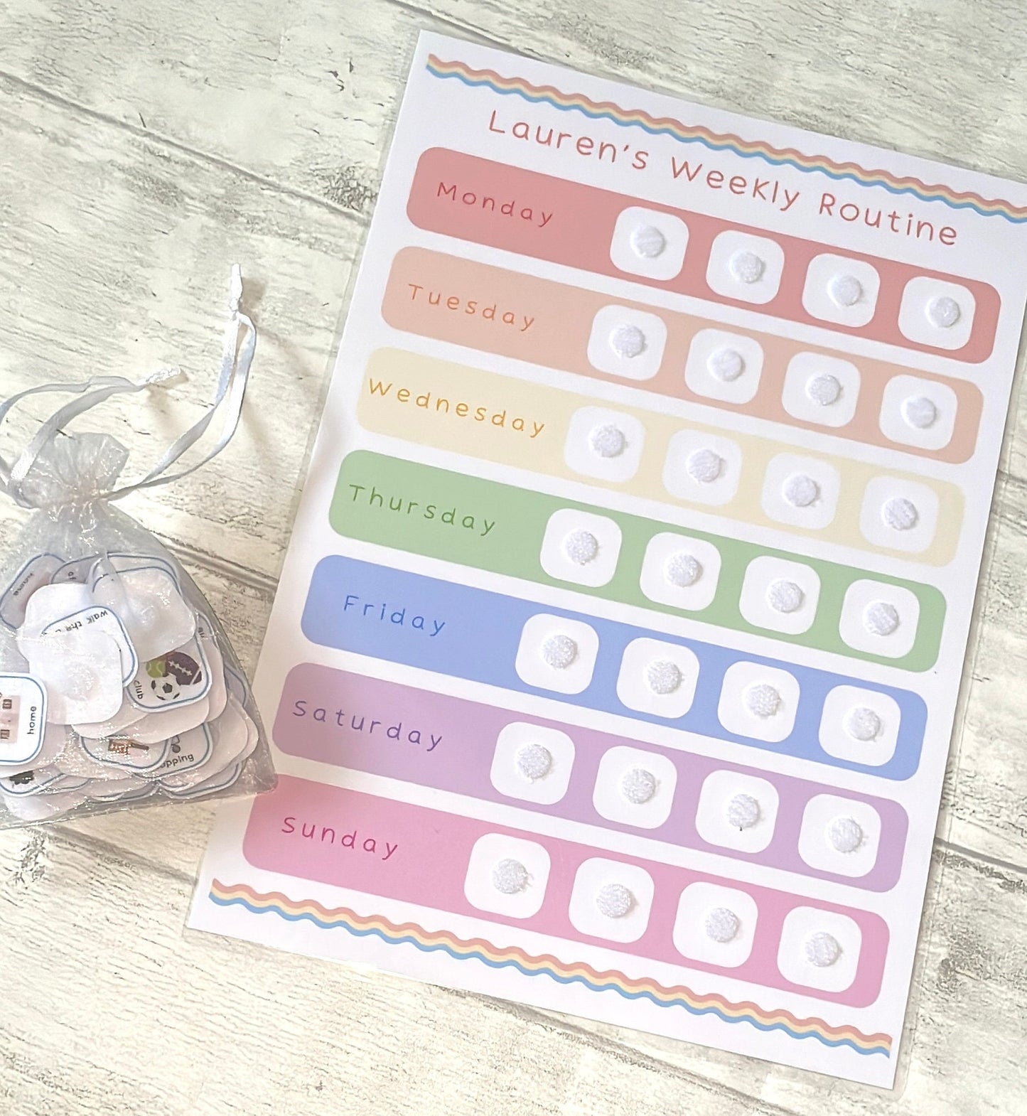 Weekly Routine Chart