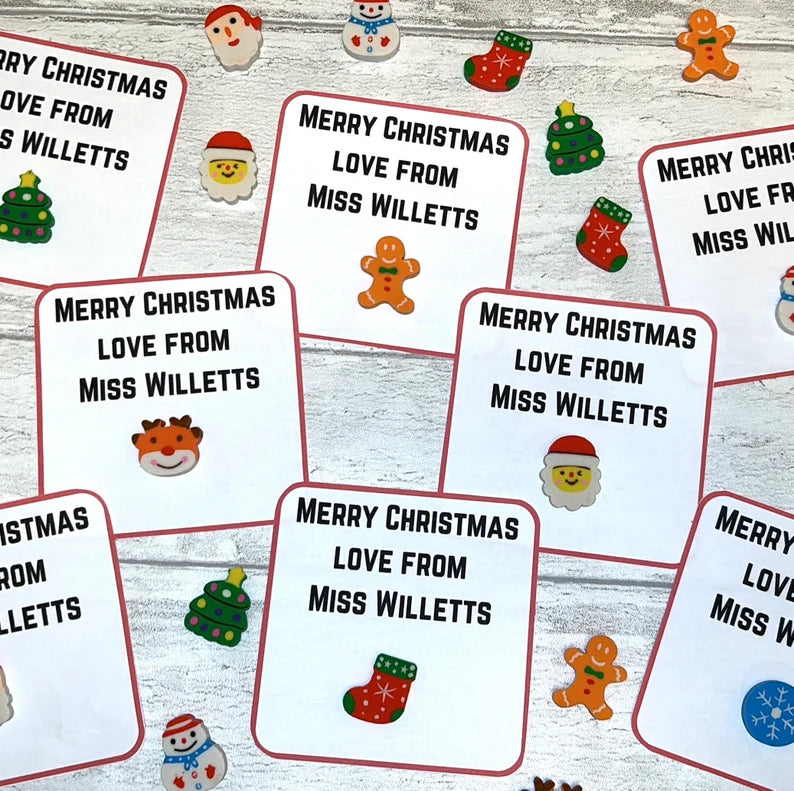 Christmas Eraser Rubber Gift