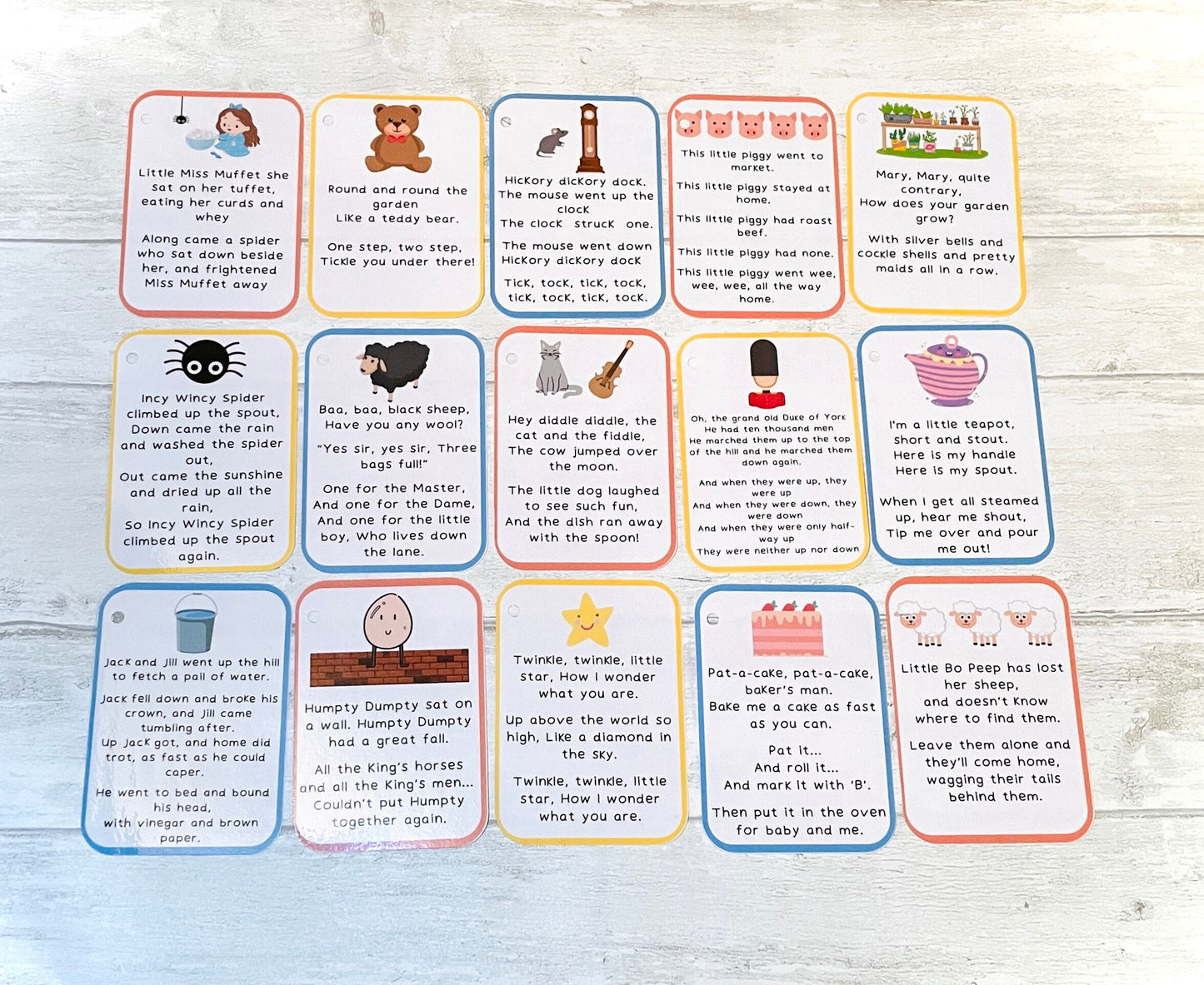 Nursery Rhyme Flashcards