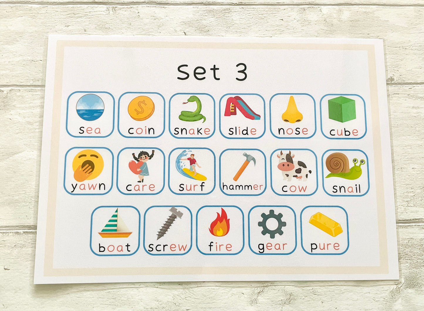Phonics Learning Mats