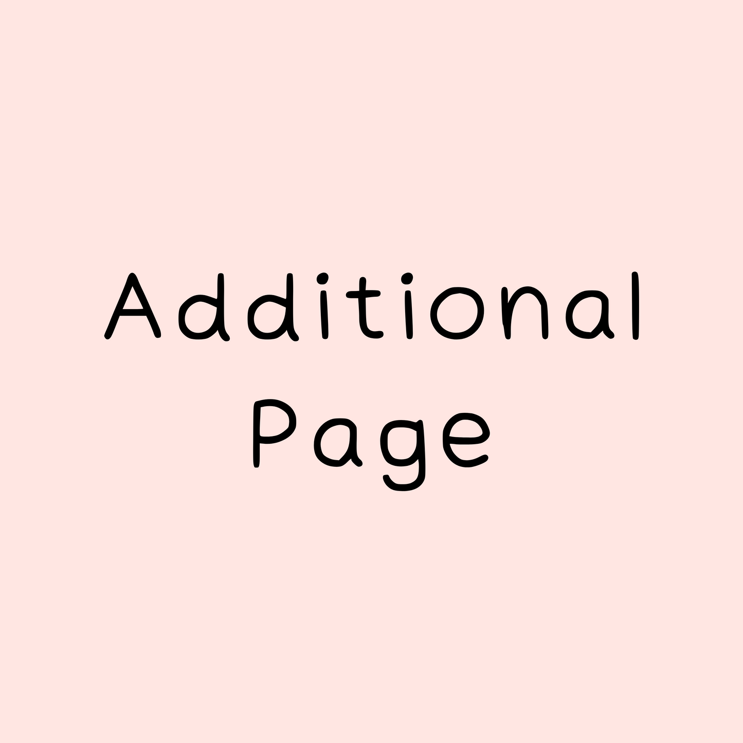 Additional Page