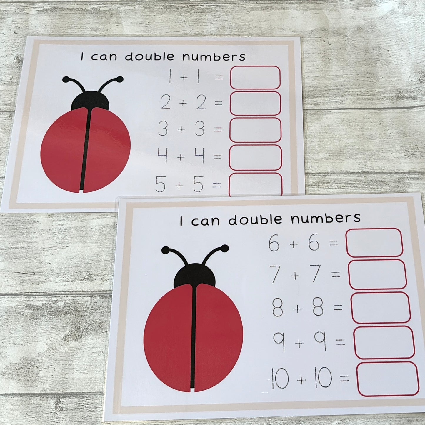 Ladybird Doubling Learning Mat