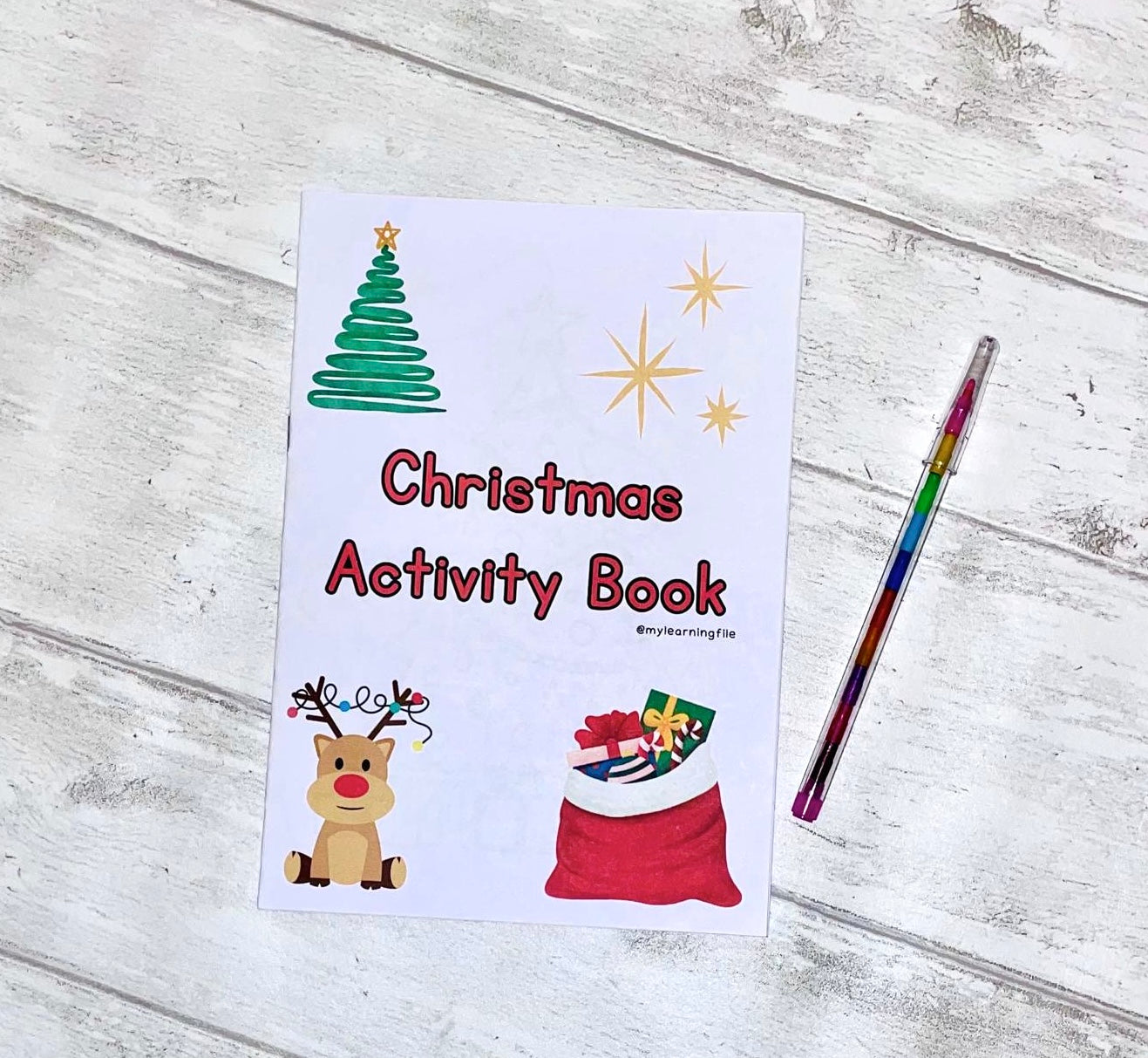 Children's Christmas Activity Book My Learning File — free download