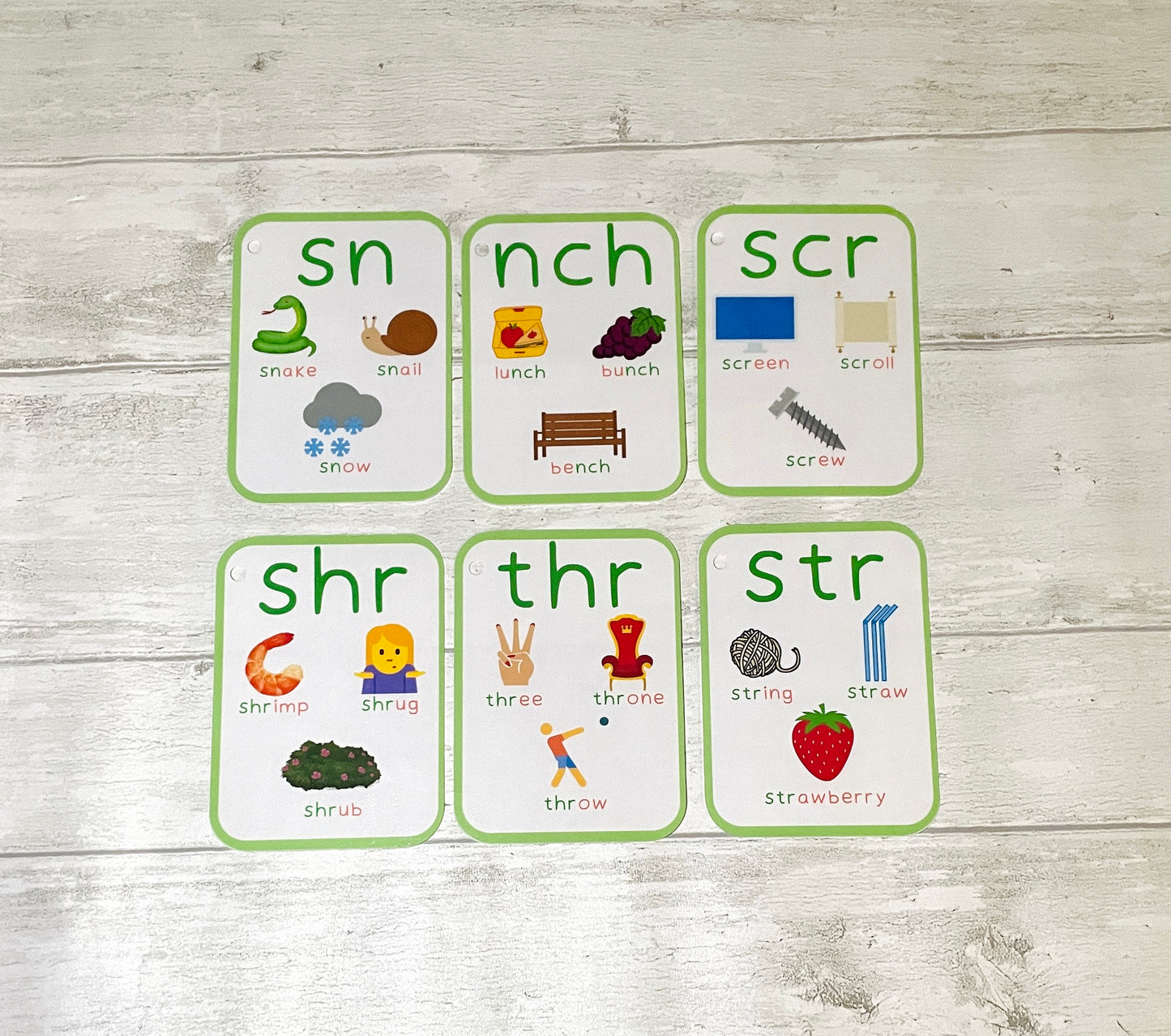 Phase 4 Phonics Flashcards