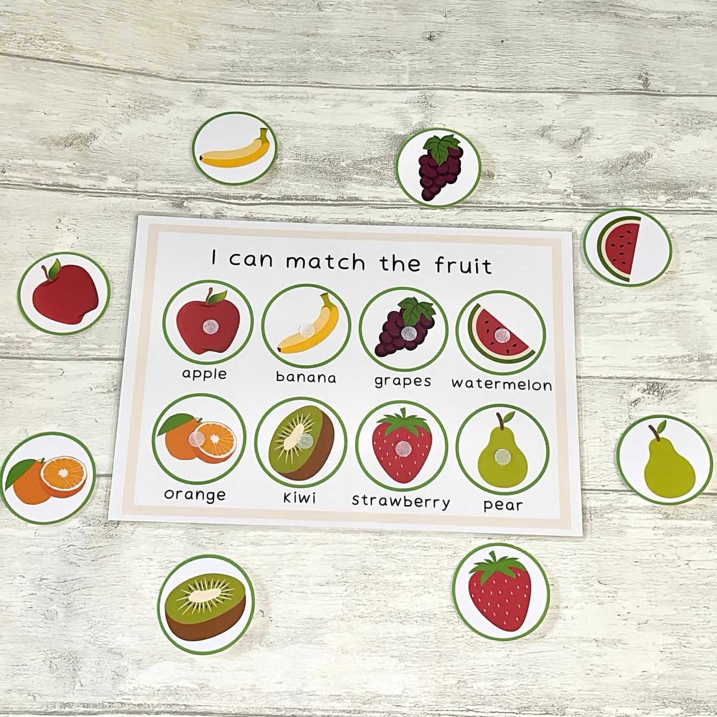 Fruit Learning Mat