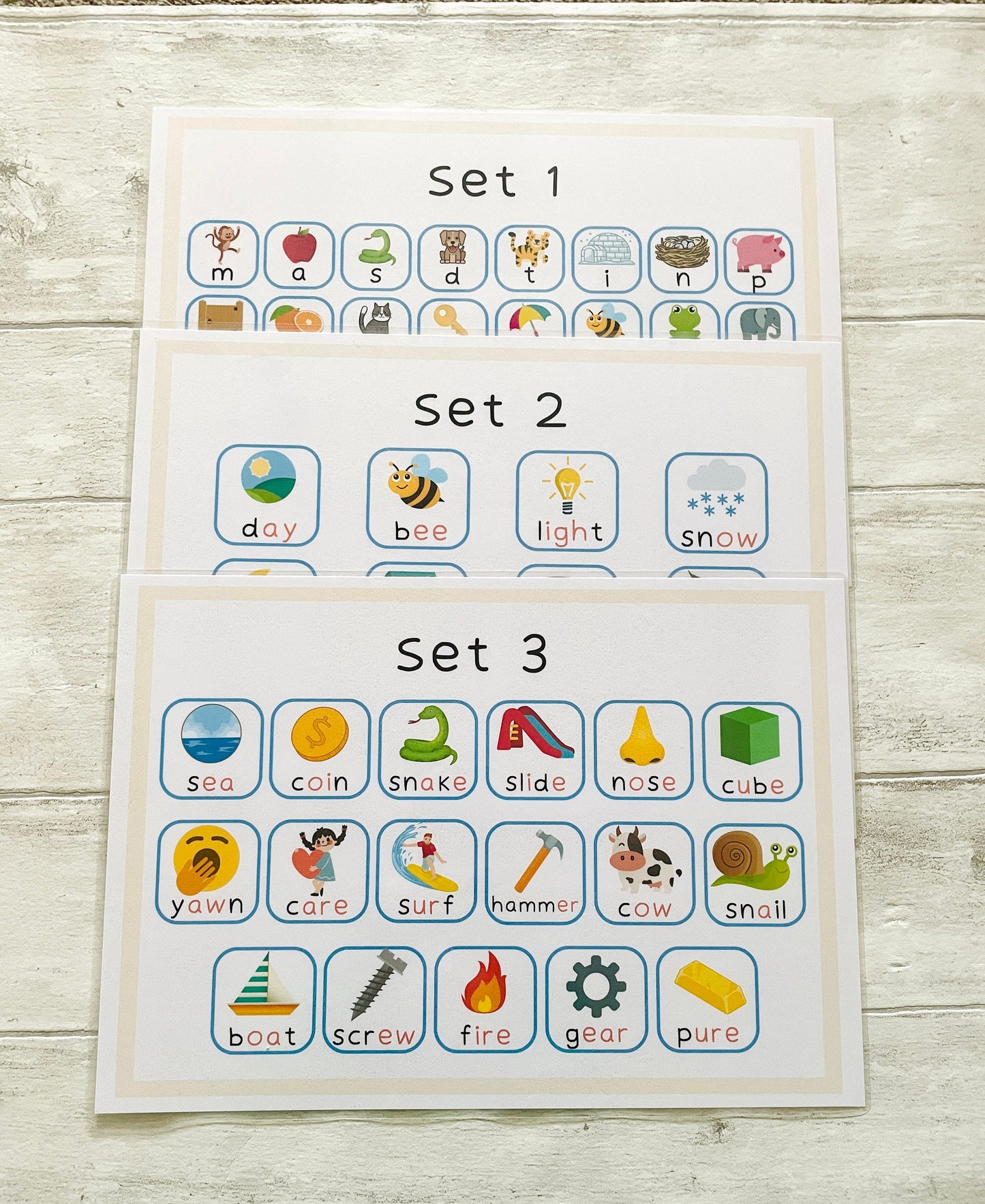 Phonics Learning Mats