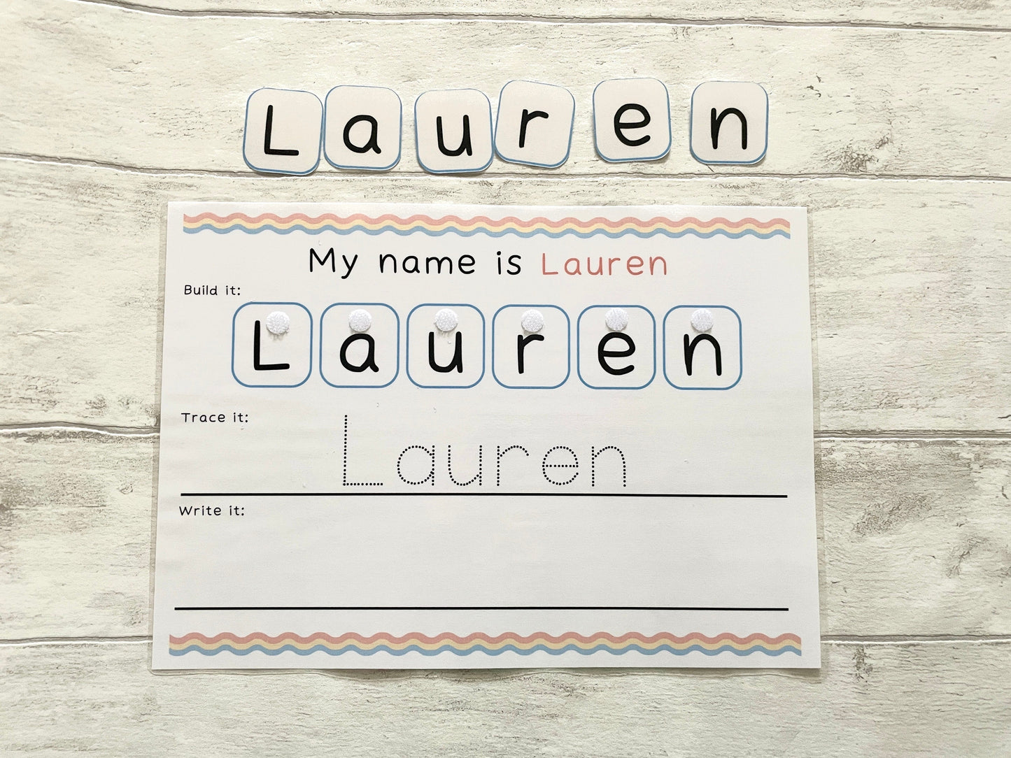 Name Writing Practise Mat