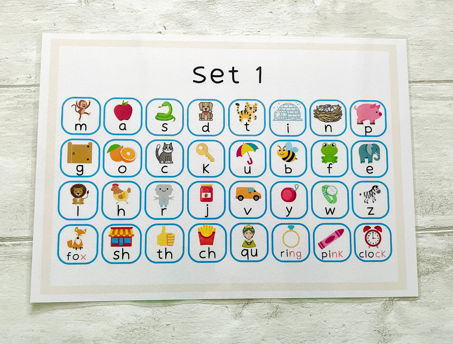 Phonics Learning Mats