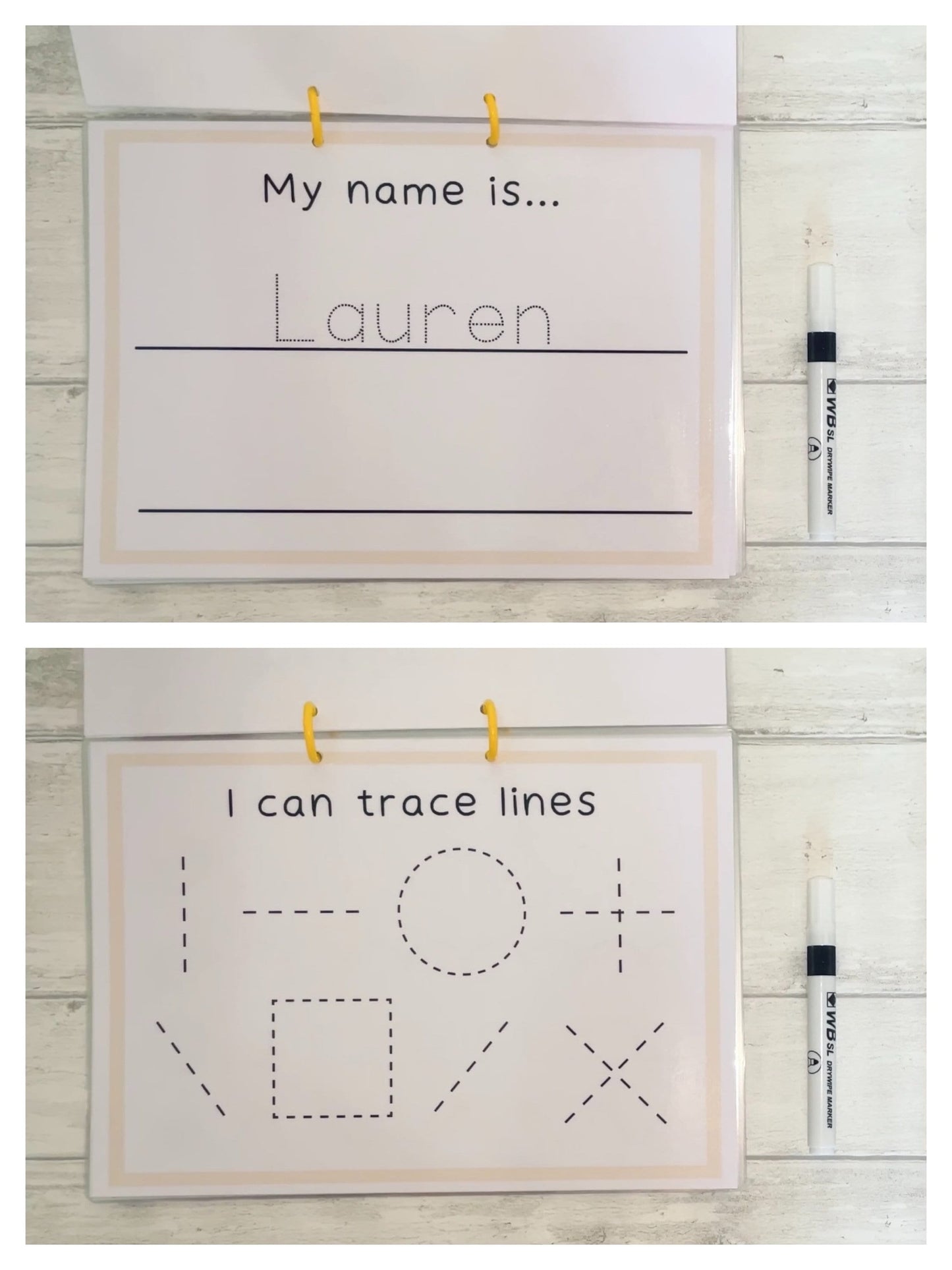 Writing Pen Control Children's Busy Book