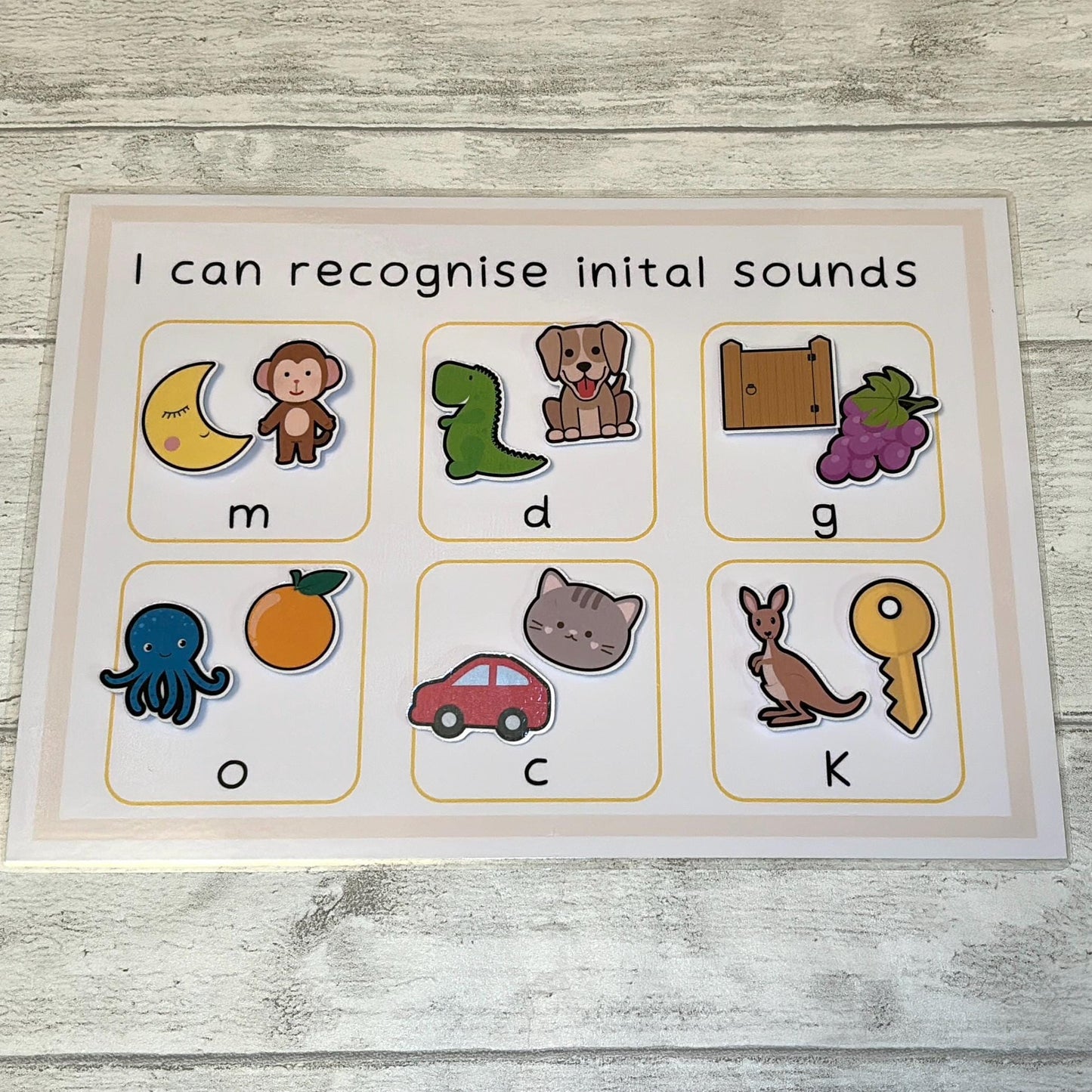 Phonics Phase 2 Initial Sounds Learning Mat