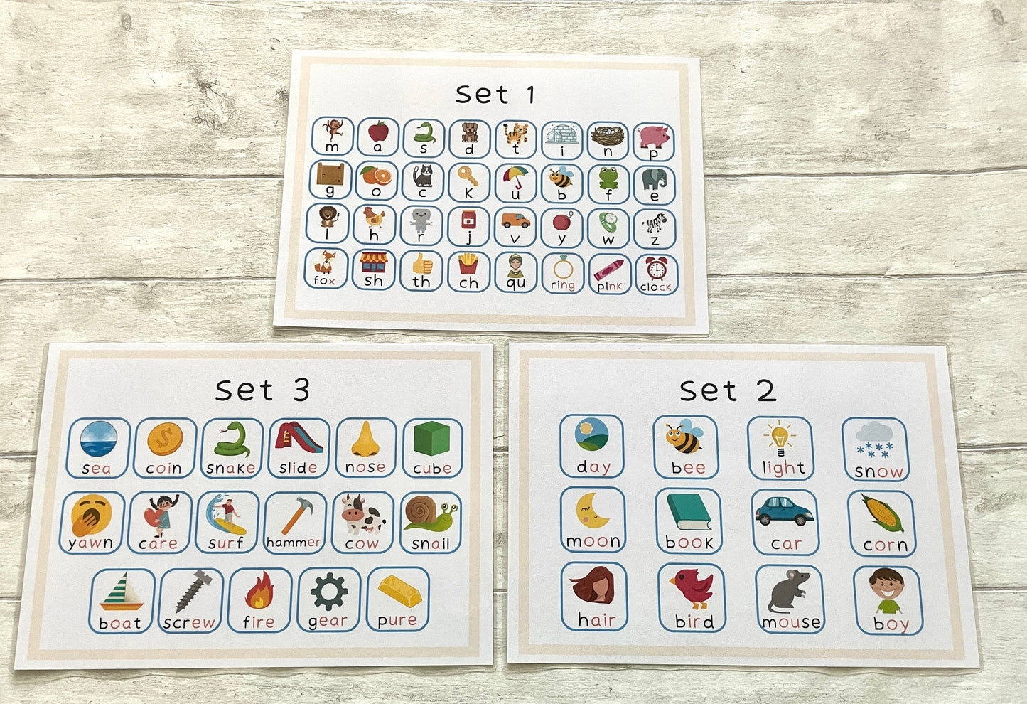 Phonics Learning Mats