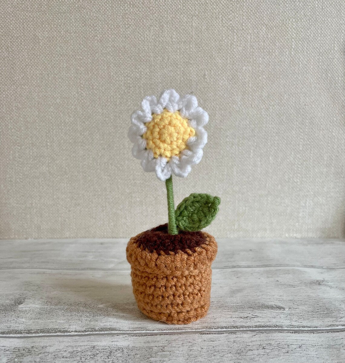 Daisy Crochet Flower Gift