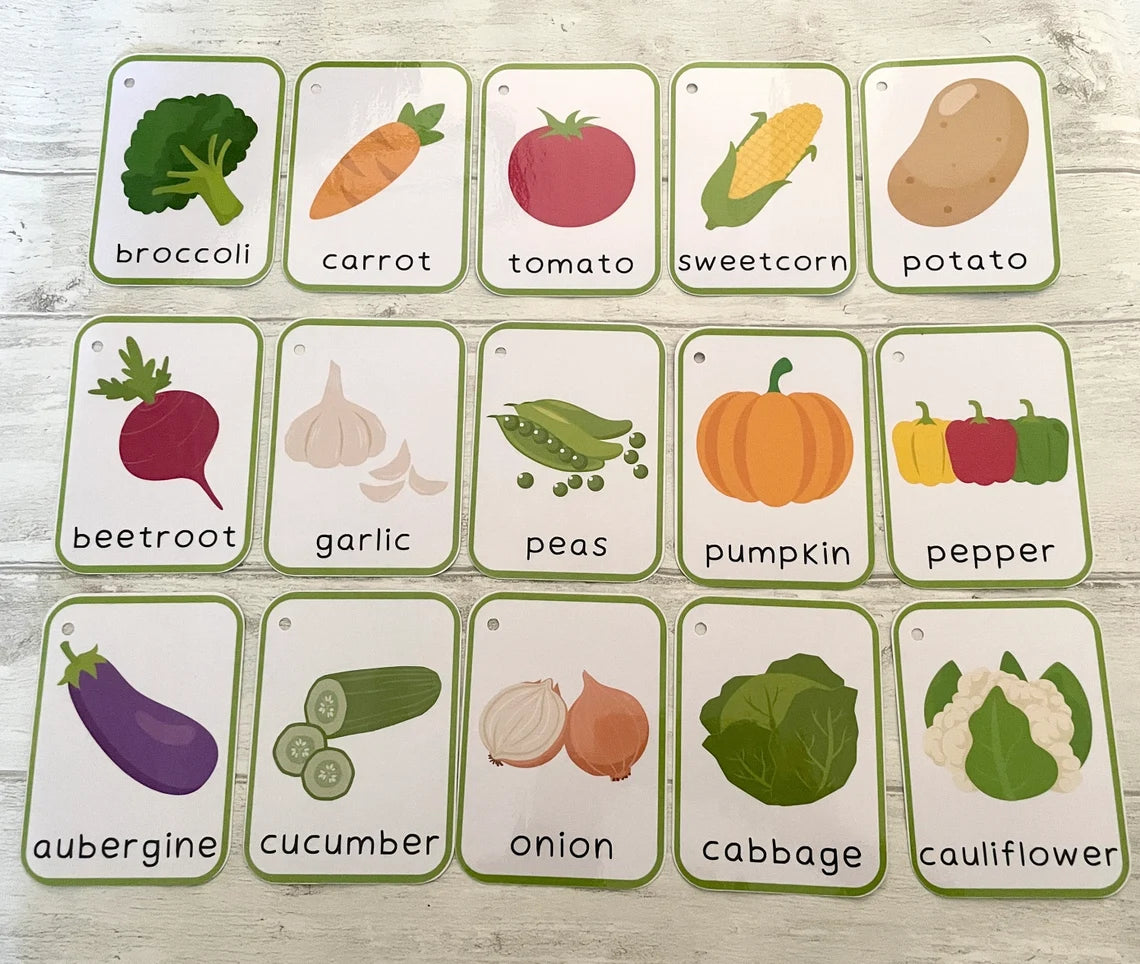 Vegetable Food Flashcards