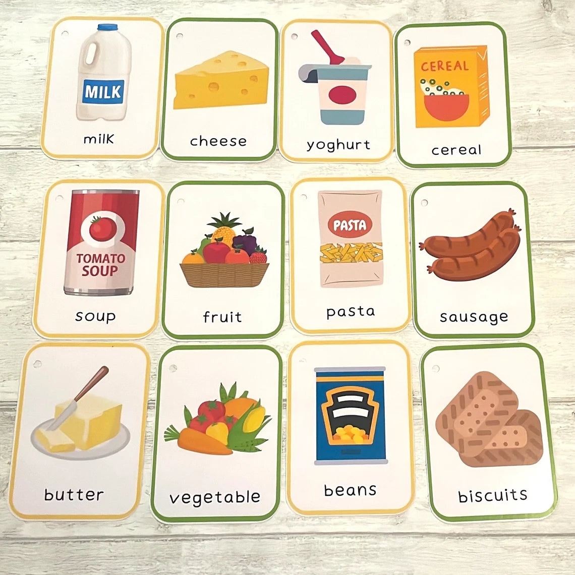 Food Shopping Flashcards