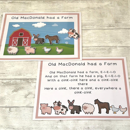 Nursery Rhyme Learning Mats/Busy Book