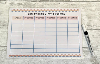 Spelling Practise Mat