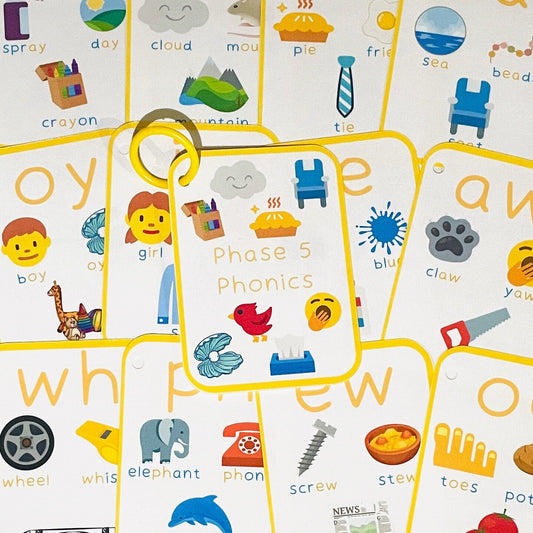 Phase 5 Phonics Flashcards