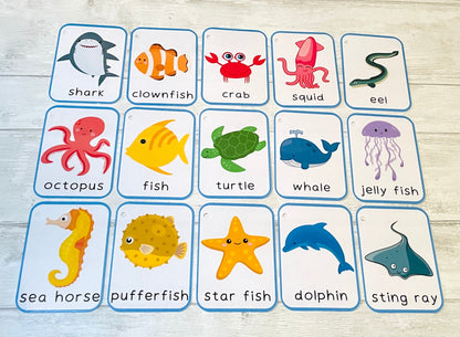 Sea Creatures Flashcards