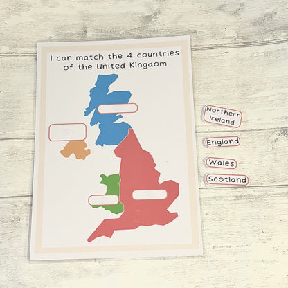 UK Countries Learning Mat