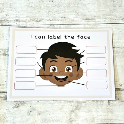 Face Features Learning Mat