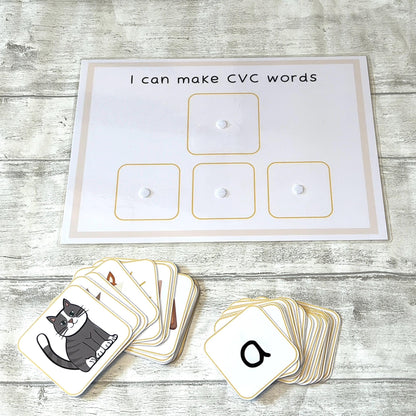 Phonics CVC Word Mat