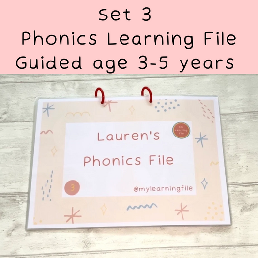 Phonics Set 3 Children's Busy Book