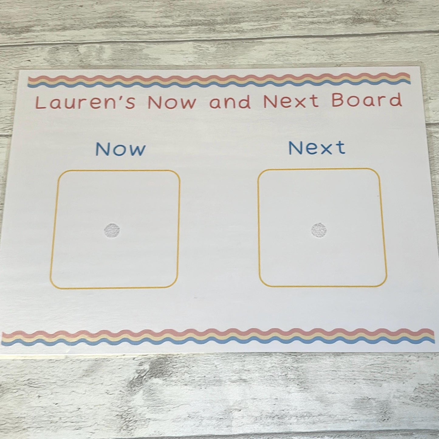 Children’s Now and Next Board