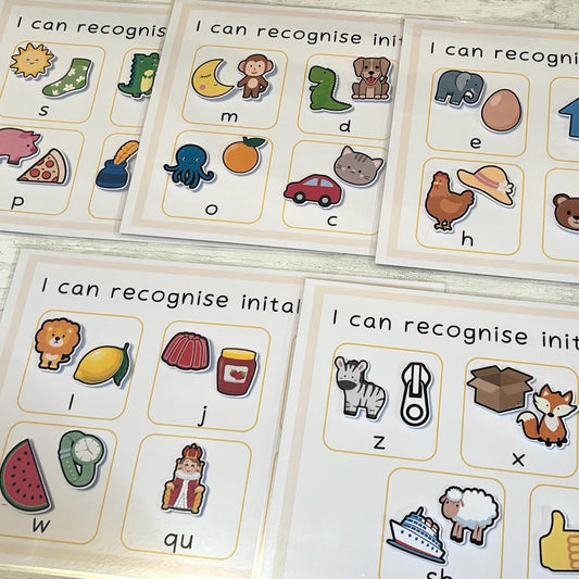 Phonics Phase 2 Initial Sounds Learning Mat