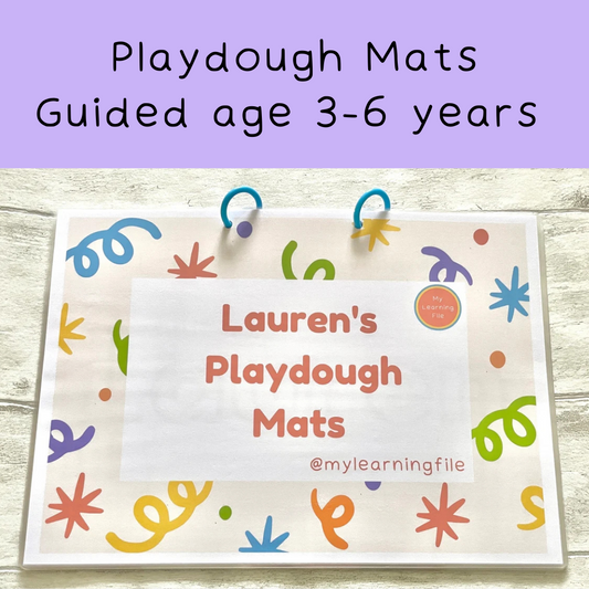 Playdough Mats Children's Busy Book