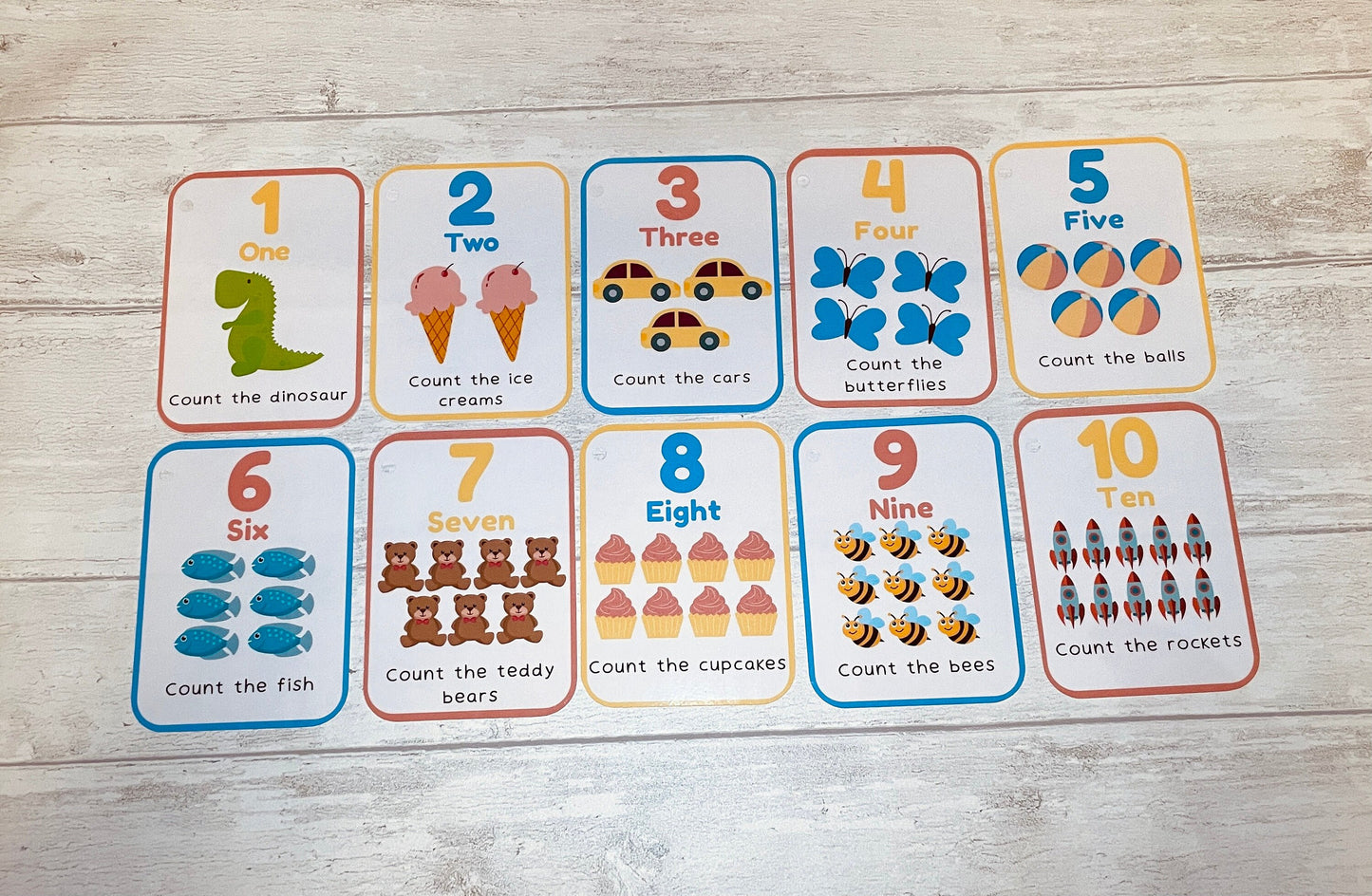 Numbers to 20 Flashcards