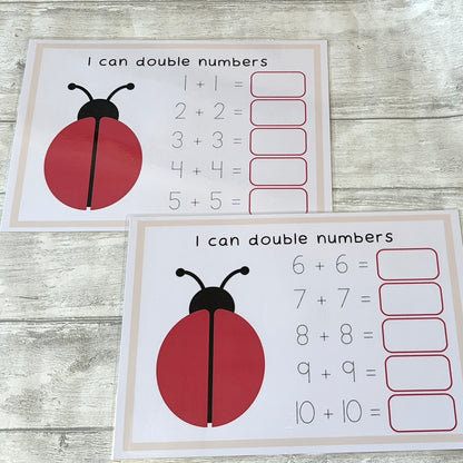 Ladybird Doubling Learning Mat