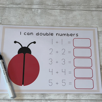 Ladybird Doubling Learning Mat