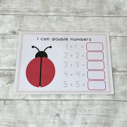Ladybird Doubling Learning Mat