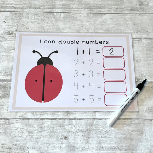 Ladybird Doubling Learning Mat