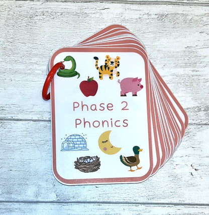 Phase 2 Phonics Flashcards