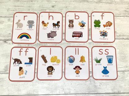 Phase 2 Phonics Flashcards