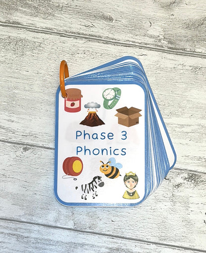 Phase 3 Phonics Flashcards