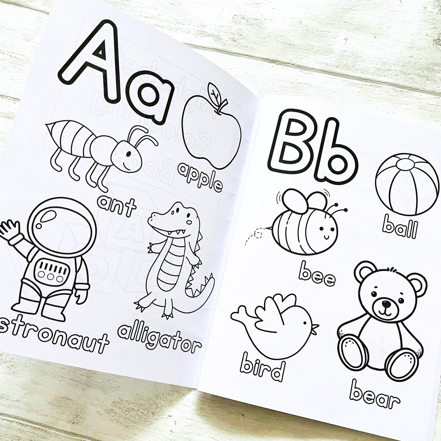 Alphabet Colouring Book and Crayon