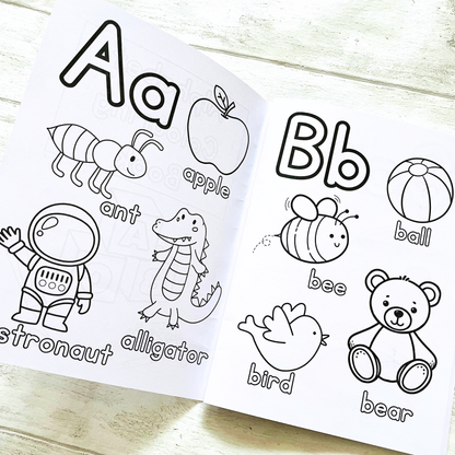 Alphabet Colouring Book and Crayon