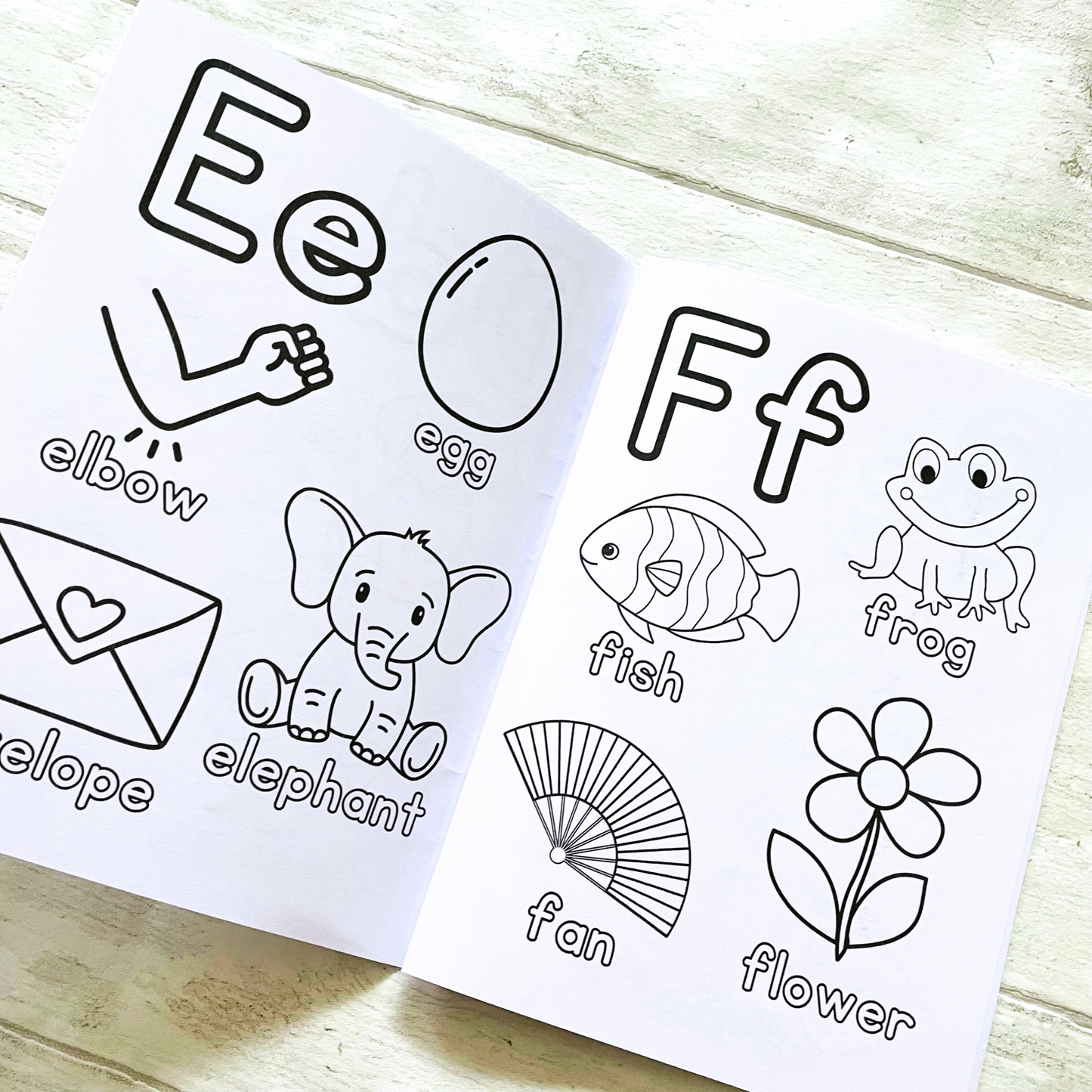 Alphabet Colouring Book and Crayon