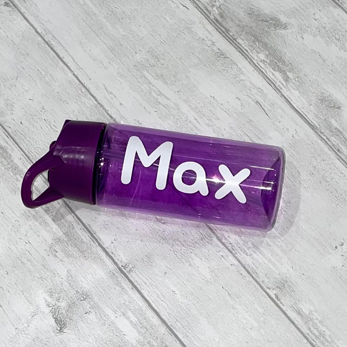 Personalised Purple Water Bottle