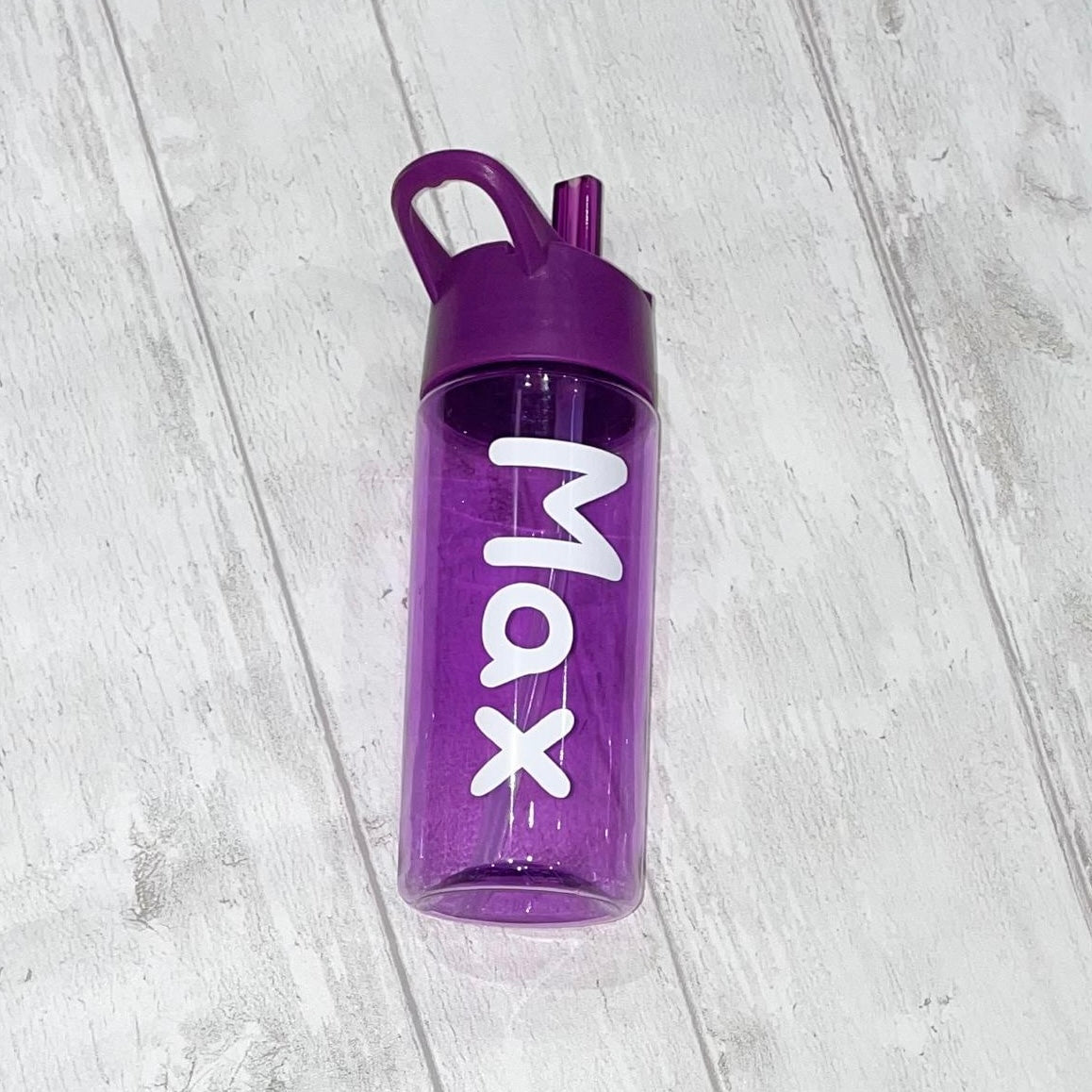 Personalised Purple Water Bottle
