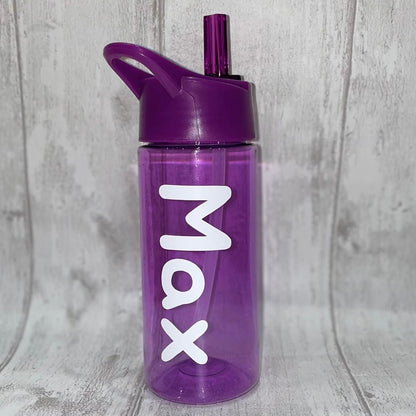Personalised Purple Water Bottle