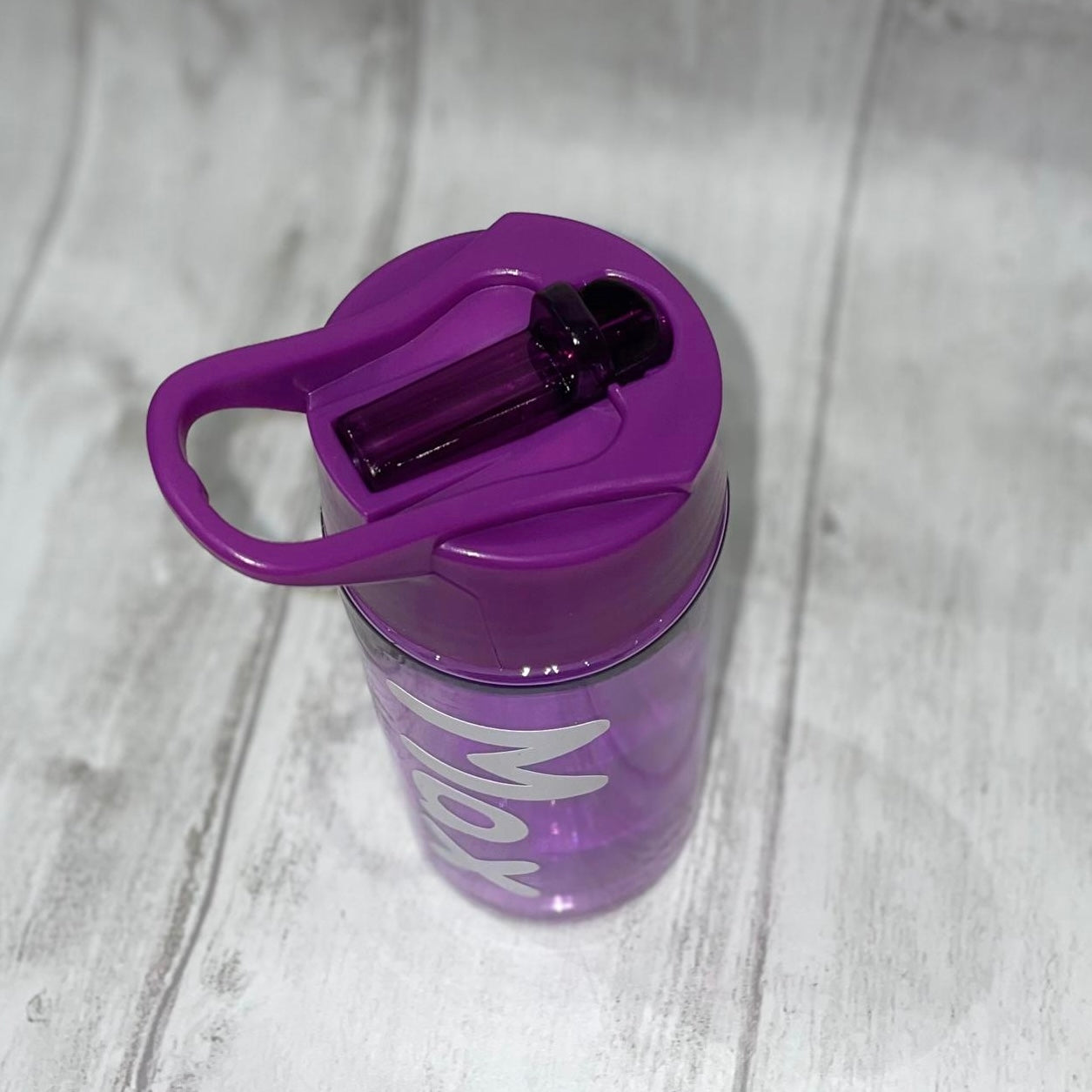 Personalised Purple Water Bottle