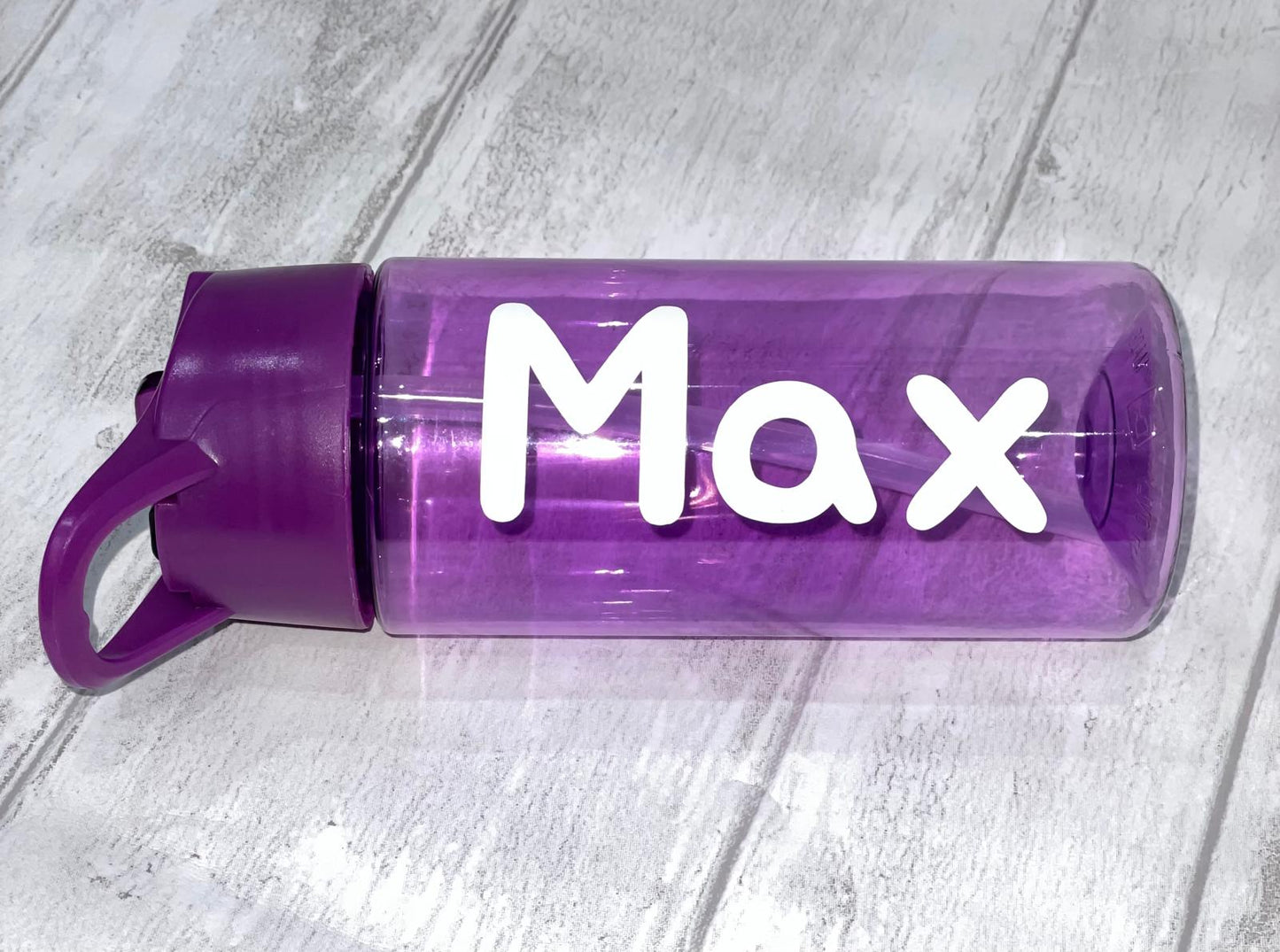 Personalised Purple Water Bottle